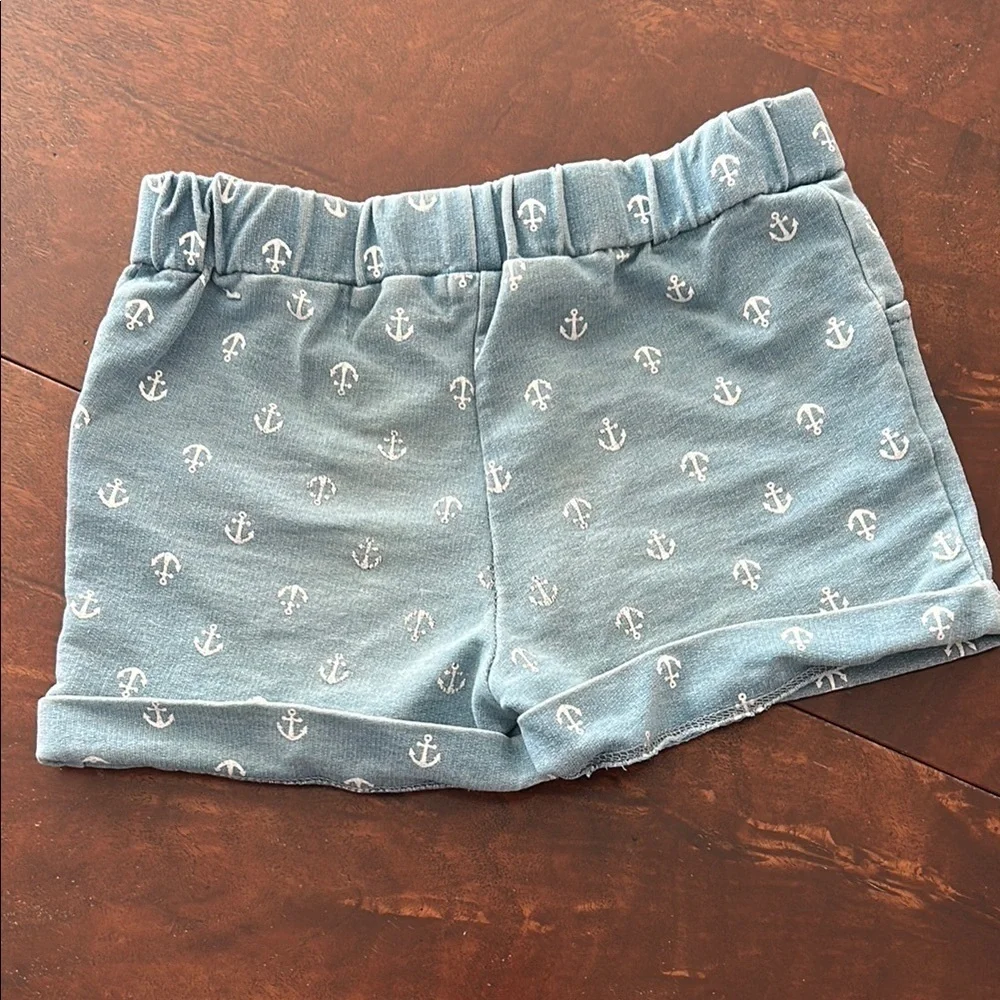 Tommy Bahama Blue Anchor Print Kids Shorts